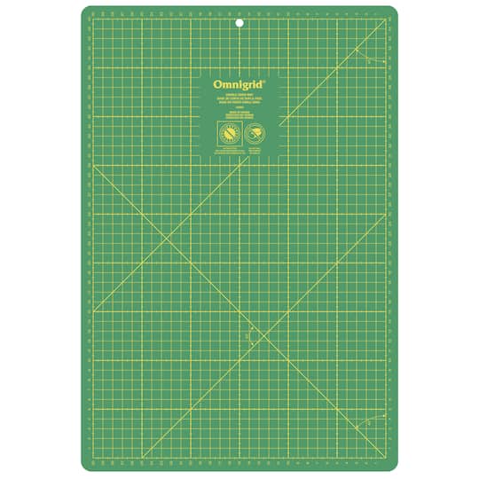 Omnigrid® Double Sided Cutting Mat, 12" x 18"